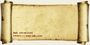 Isak Jačovac vizit kartica